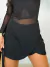 Shorts Saia Alfaiataria com Fenda Frontal e Zíper Lateral - comprar online