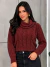 Blusa Tricot Mousse Cropped Gola Boba