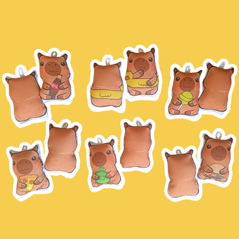 Capibaras personalizados x 5