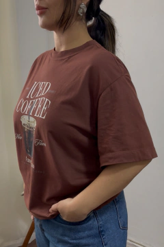 T-Shirt Oversized EmpodereTee Premium– Iced Coffee na internet