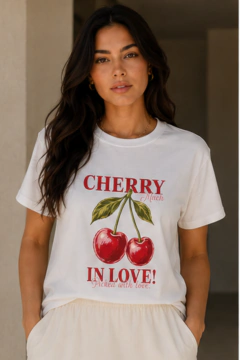 T-shirt Premium - 100% algodão - Cherry Muck