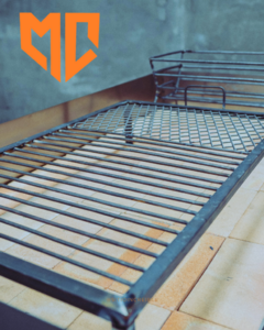 Parrilla 80x50 + Brasero cunita combinado - MC parrillas y muebles