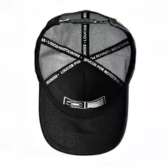 Boné Preto com Marrom Loucos Por Motocross - Loucos por Motocross