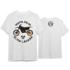 Camiseta Moto Suja Alma Lava Branca 100% Algodão