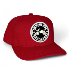 Boné Vermelho Loucos Por Motocross