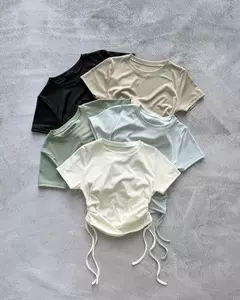 Remera morley con tiras en internet