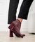 Rihanna Bordo con Tachas - Flor de Loto Calzados