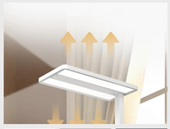 Luminária de chão LED branca - comprar online