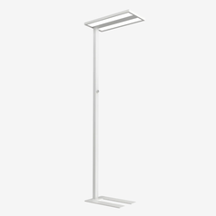Luminária de chão LED branca - comprar online