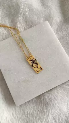 Colar Duplo Olhar/Sorriso Personalizável Duplo (LEIA A DESCRIÇÃO) - comprar online