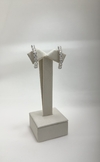 Brinco Ear Hook Zirco Prata