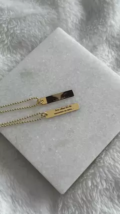 Colar Duplo Olhar/Sorriso Personalizável Duplo (LEIA A DESCRIÇÃO) na internet
