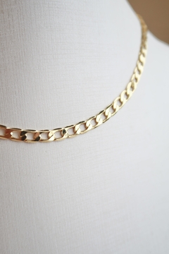 Colar Elos Grumet banhado a ouro - comprar online