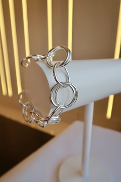 Pulseira Audi Banhada a Prata