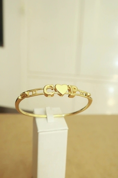 Bracelete Personalizavel banhado a ouro en internet
