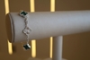 Pulseira Trevos Verde Banhado a Prata