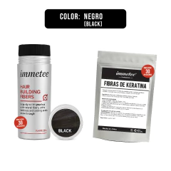 STARTER - Pack Capilares Immetee - Frasco 28g + Recarga 25g | Disimula la caída del cabello al instante | - comprar online