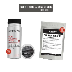 STARTER - Pack Capilares Immetee - Frasco 28g + Recarga 25g | Disimula la caída del cabello al instante |
