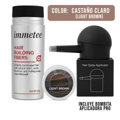 Frasco Immetee 28g - Cubre Calvicie + Aplicador Profesional