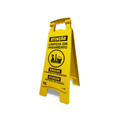 Cavalete Dobrável - Atenção Limpeza em Andamento CD12
