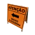 Cavalete de Madeira + Placa em PS 2mm (Frente/Verso) na internet