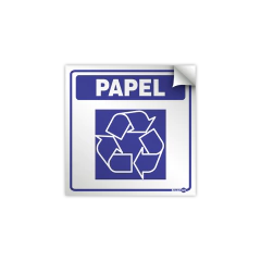 Adesivo Vinil - Lixo Papel