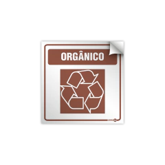 Adesivo Vinil - Lixo Orgânico