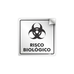 Adesivo Vinil - Risco Biológico