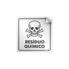 Adesivo Vinil - Resíduo Químico