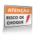 Placa Atenção - Risco de Choque