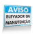 Placa Aviso - Elevador em Manutenção