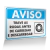 Placa Aviso - Trave as Rodas Antes de Carregar e Descarregar