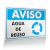 Placa Aviso - Água de Reúso