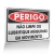 Placa Perigo - Não Limpe ou Lubrifique Máquinas em Movimento