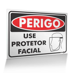 Placa Perigo - Use Protetor Auditivo
