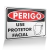 Placa Perigo - Use Protetor Auditivo