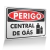 Placa Perigo - Central de Gás