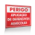 Placa Perigo - Aplicação de Defensivos Agrícolas - comprar online