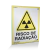 Placa de Sinalização A6R Risco de Radiação