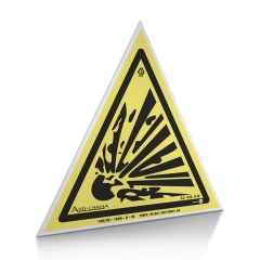 Placa de Sinalização A3 Risco de Explosão