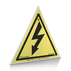 Placa de Sinalização A5 Risco de Choque Elétrico