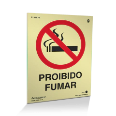Placa de Sinalização P1 Proibido Fumar