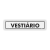 Placa - Vestiário