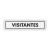 Placa - Visitantes