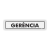 Placa - Gerência