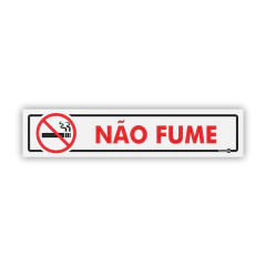 Placa - Não Fume
