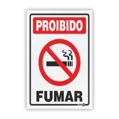 Placa - Proibido Fumar