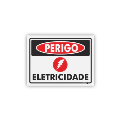 Placa - Perigo Eletricidade