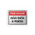 Placa - Por Favor Não Bata a Porta - comprar online