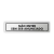 Placa - Não Entre Sem Ser Anunciado - comprar online
